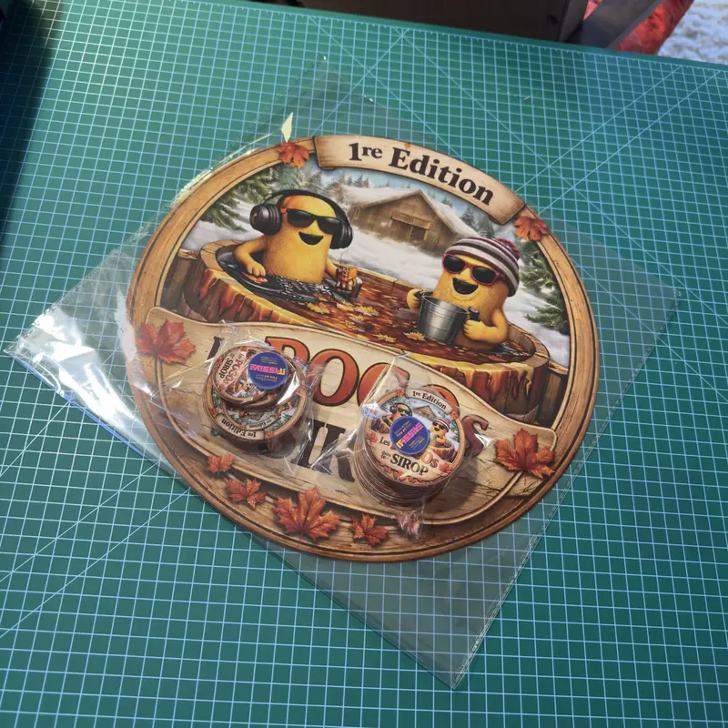 Packaging final Les Pogos avec étiquettes incluses