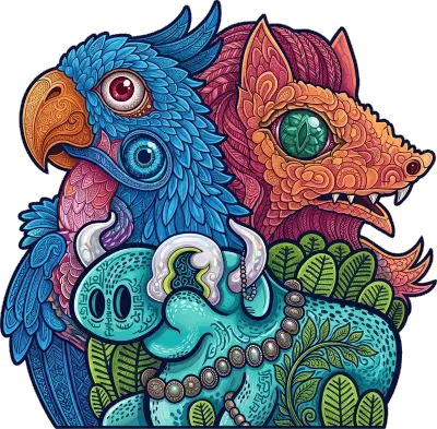 Sticker die-cut « Animals », collection Massive Medias
