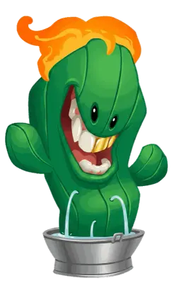 Sticker die-cut « Cactus », collection Massive Medias