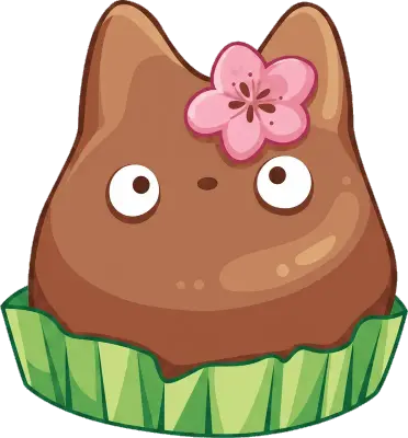 Sticker die-cut « Cute Monster », collection Massive Medias
