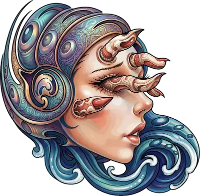 Sticker die-cut « Dame Doigt », collection Massive Medias