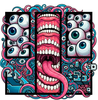 Sticker die-cut « Dentition », collection Massive Medias