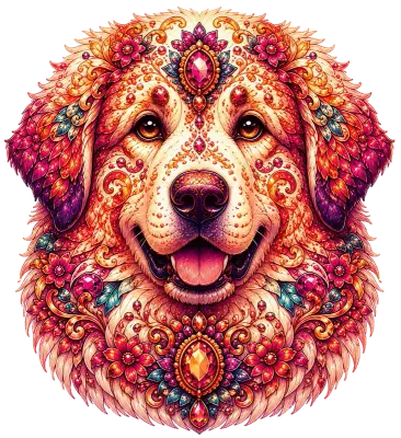 Sticker die-cut « Dog », collection Massive Medias