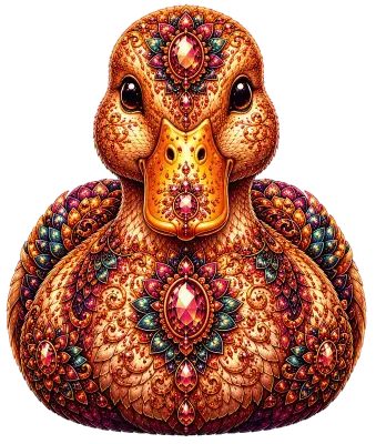Sticker die-cut « Duck », collection Massive Medias