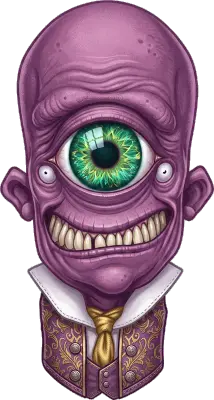 Sticker die-cut « Gigantic Eyes », collection Massive Medias