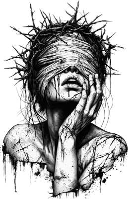 Sticker die-cut « Goth1 », collection Massive Medias
