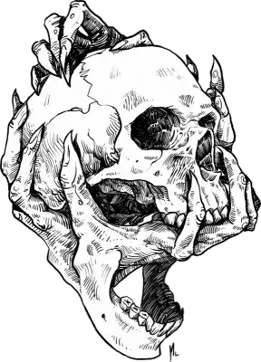 Sticker die-cut « Goth19 », collection Massive Medias