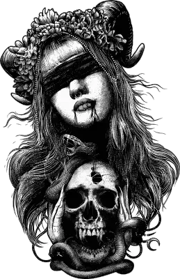 Sticker die-cut « Goth23 », collection Massive Medias