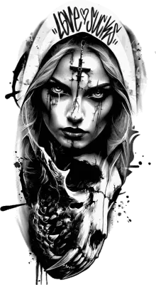 Sticker die-cut « Goth3 », collection Massive Medias