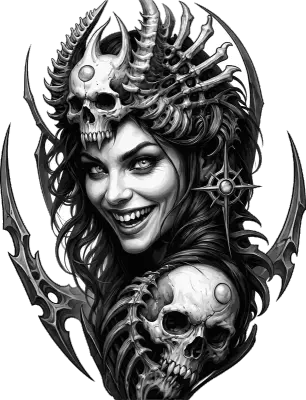 Sticker die-cut « Goth5 », collection Massive Medias
