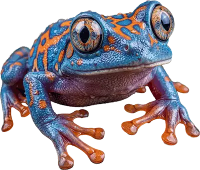 Sticker die-cut « Grenouille Psy », collection Massive Medias