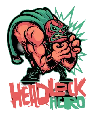 Sticker die-cut « Headleck Hero », collection Massive Medias