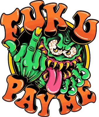 Sticker die-cut « Paye-moi », collection Massive Medias
