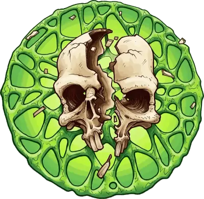 Sticker die-cut « Pieve Verte », collection Massive Medias