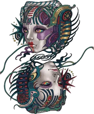 Sticker die-cut « Rhapsodie », collection Massive Medias