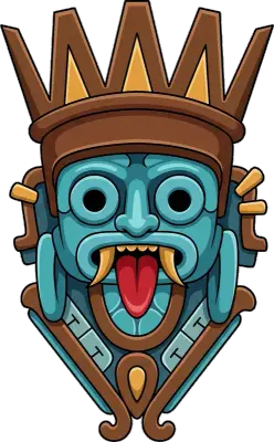 Sticker die-cut « Roi Totem », collection Massive Medias