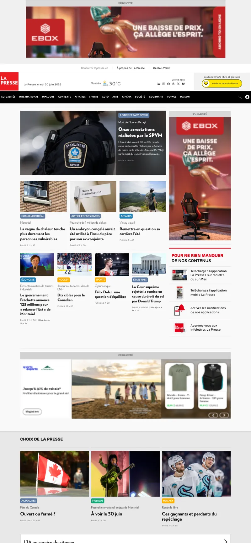 La Presse mobile