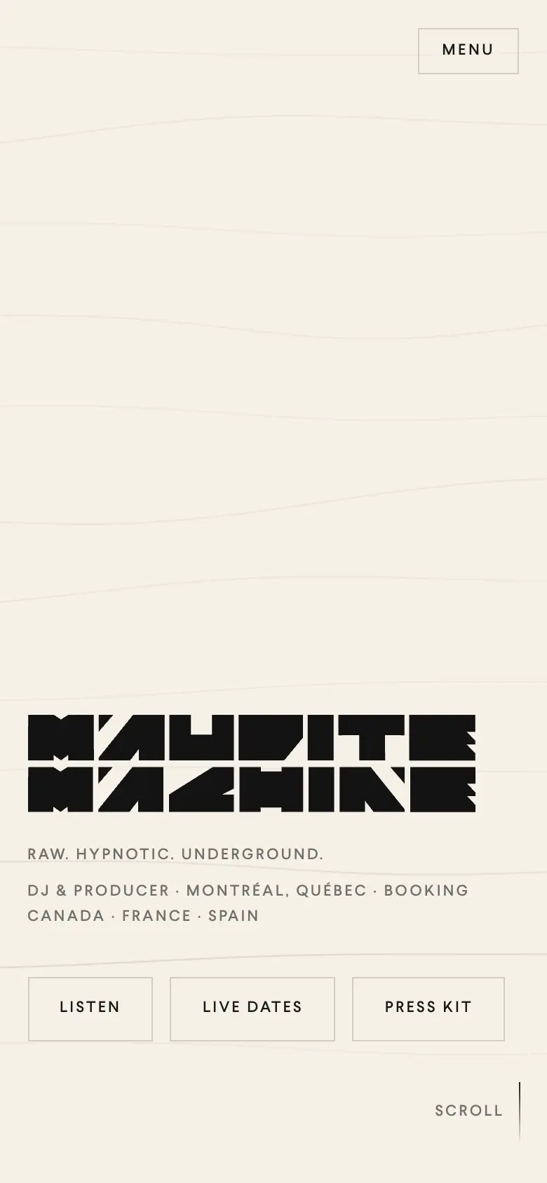 Maudite Machine mobile